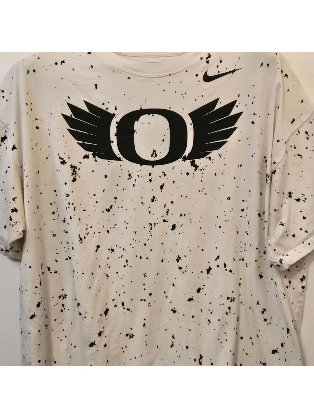 Nike Oregon Ducks Eggshell Speckle Winged O T-Shirt